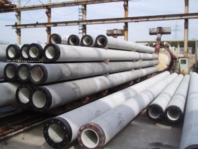 Spun pile joint plates