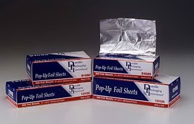 pop-up aluminum foil sheet