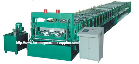 floor decking machine for roofing