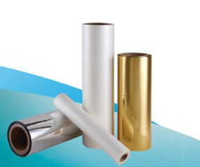 PET metalized thermal lamination film (silver & golden)