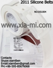 2011 fashion silicone rubber plastic pu tpu tpe belts