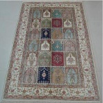 Handmade Artificial Silk Carpet