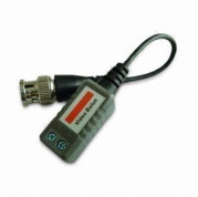 Single channel passive video balun with tail