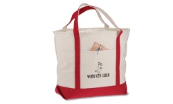 Polyester shopping tote
