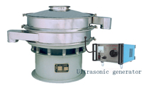Ultrasonic vibrating screen