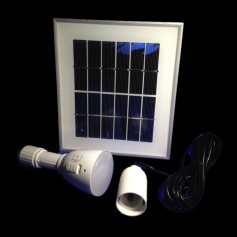Remote Solar Panel Bulb