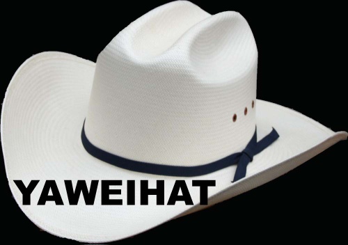 Western Straw Shantung cowboy hat