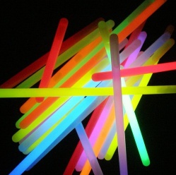 Chemical  glow stick glow in the dark