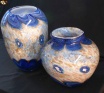 Exquisite handblown murano glass vase and bowl