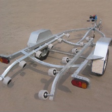 High quality hot dipped galvanized boat trailer