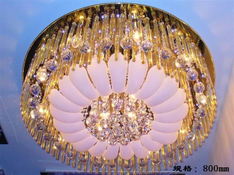 fashion design crystal ceiling light for house and hotel