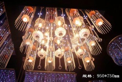 New style house and hotel crystal ceiling lamp with control