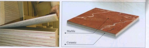 stone with ceramic backed panel