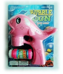 Musical Light Dolphin Bubble Gun