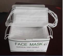 disposable nonwoven face mask