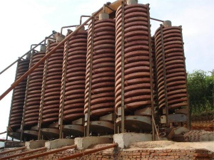 Spiral chute, spiral separator, spiral concentrator