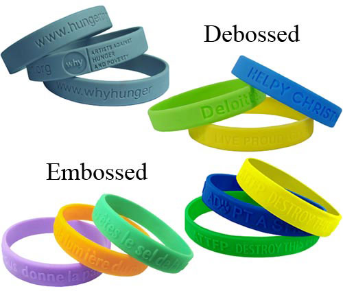 custom silicone bracelet