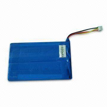 7.4V Rechargeable Lithium Polymer Battery with 1,600mAh Capacity and Long Lifespan