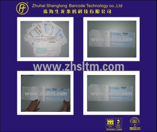Air waybill printing with barcode