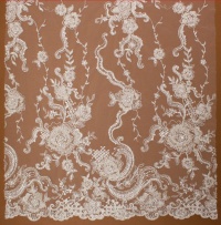 Exquisite Decorative Flowering Lace Fabric wholesale