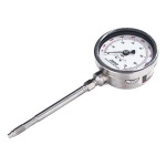 Melt pressure gauge