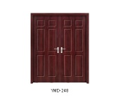 double pvc wooden entry door