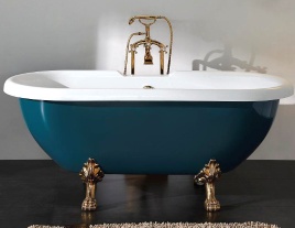 White Acrylic Bathtub