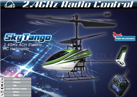 Sky Tango 2.4GHz 4CH Radio Control (RC) Helicopters