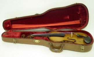 Brand New Antique 19th Century Gold Maple French Violin w/ Case