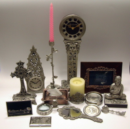 Pewter Gifts, Pewter Home Decor., Pewter Tableware.