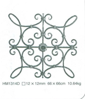flower panel,wrought iron,decorative iron,fence,ornamental iron