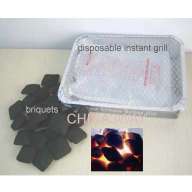 Disposable Instant Grill And Briquet/Carbon