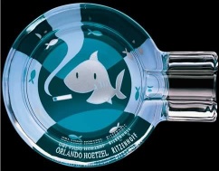 Crystal Smoking Set  &  Ashtray