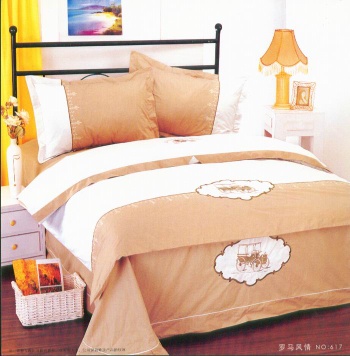 cotton printed comforter set - bc-00103