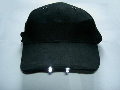 Cap with LED light