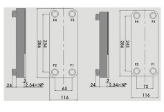 compact brazed heat exchanger(B3-27&B3-32)