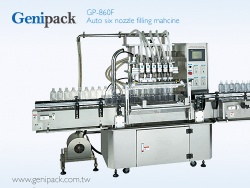 GP-860F Auto six nozzle filling machine