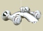 Wall bathtub faucet