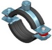 Rubberised Pipe Support Clamp