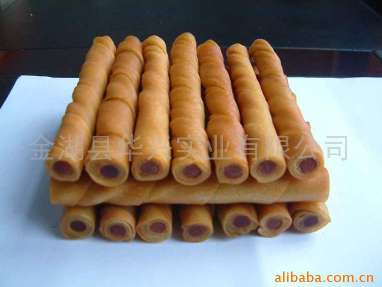 Rawhide twist with stick inside