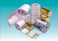 Thermal paper roll, Bond paper roll, 2 ply carbonless paper roll, 2 ply secure thermal paper roll, ATM paper roll