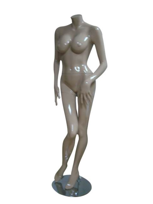 Standing headless female mannequin