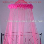Mosquito net with feather and stars