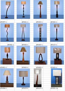 table & floor lamp
