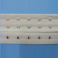 hook and eye tape for brassiere