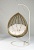 Part rattan hanging chair