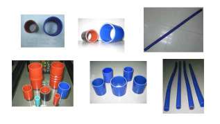 Hump and reducer silicone hose
