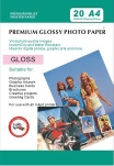 gloss sticker photo paper