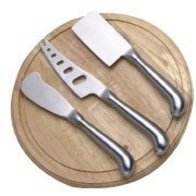 4pcs knife set with cutting board