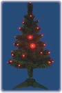 red led christmas tree